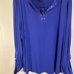Elegant purple Women's plus size Top
